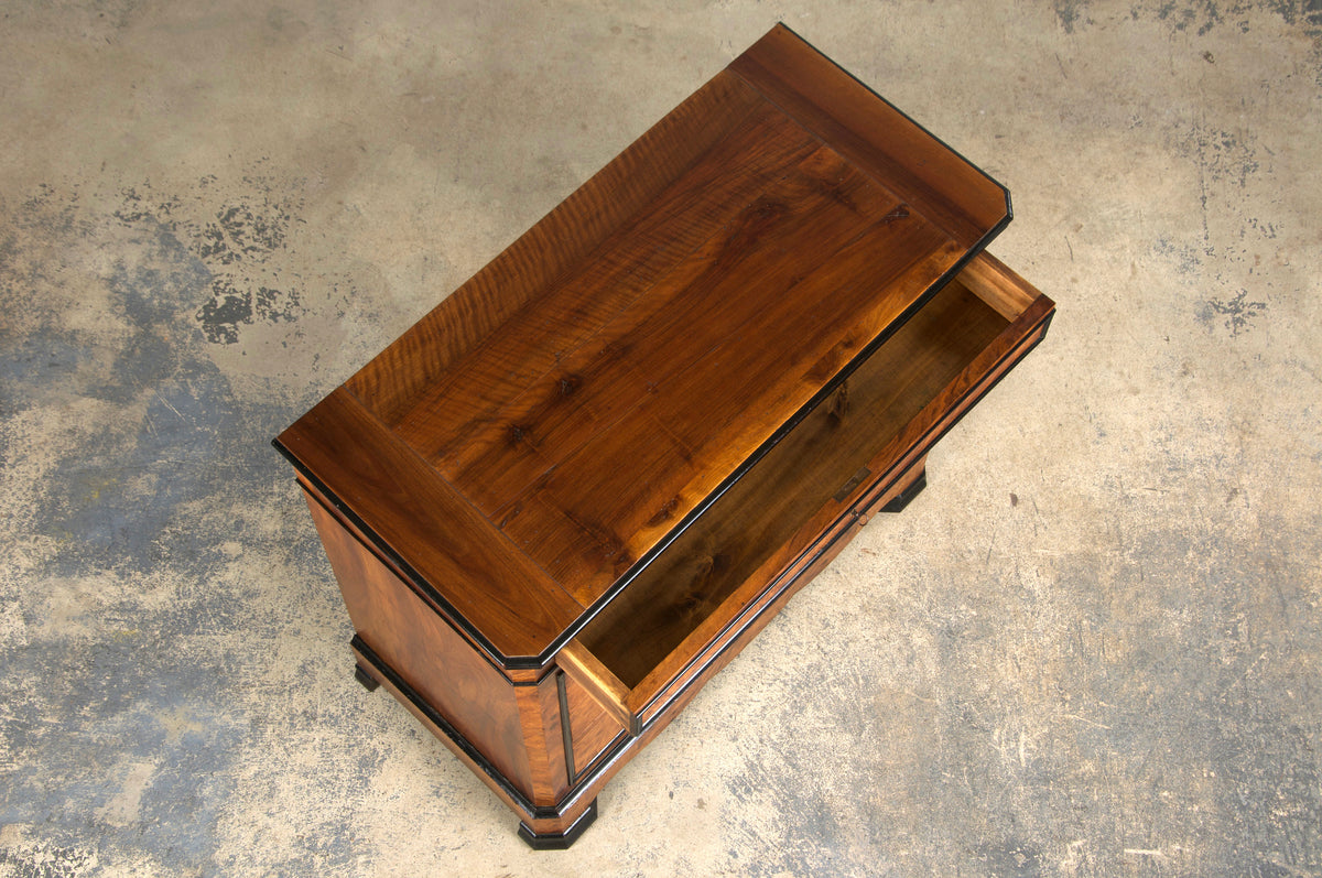 19th Century French Louis Philippe Birds Eye Maple Chest Of Drawers