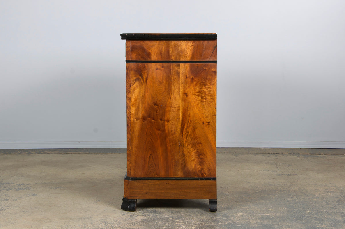 19th Century French Louis Philippe Birds Eye Maple Chest Of Drawers
