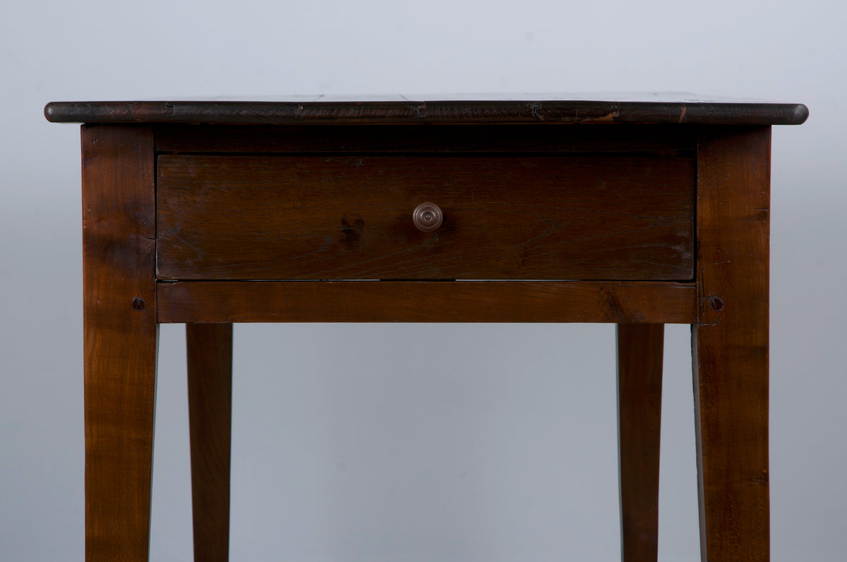 Antique Country French Provincial Mixed Wood Farmhouse Dining Table