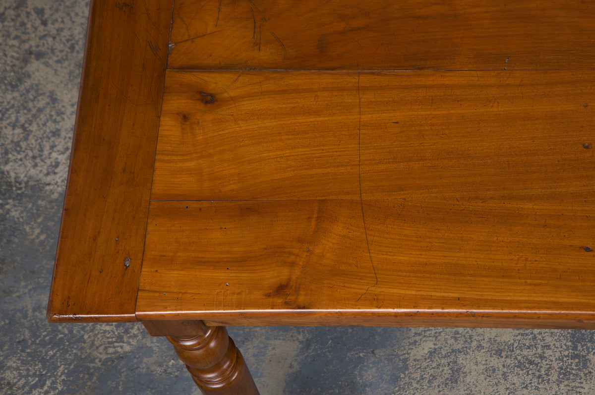 Country French Louis Philippe Style Provincial Maple Dining Table