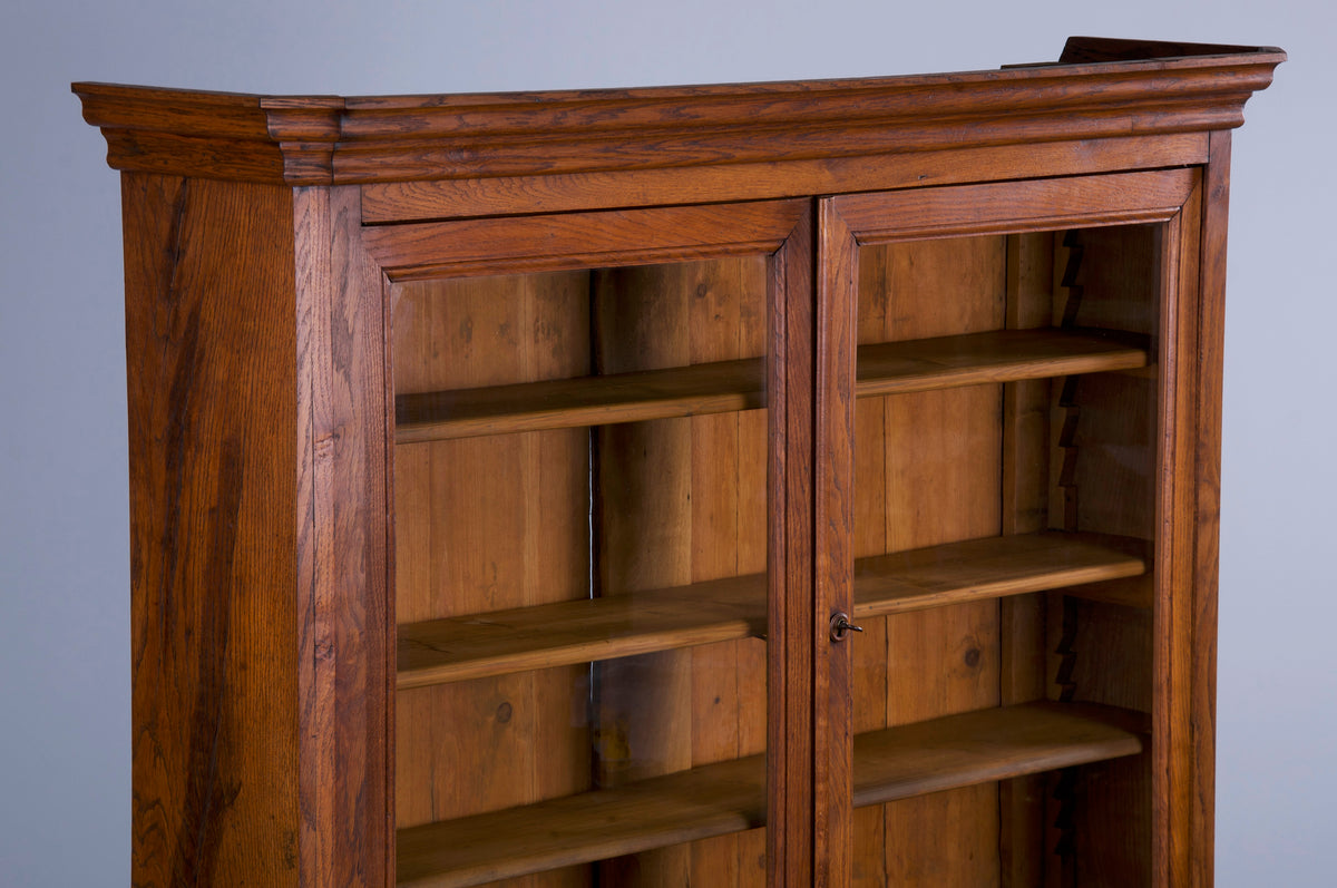 ON HOLD Antique Country French Louis Philippe Style Provincial Oak Library Desk