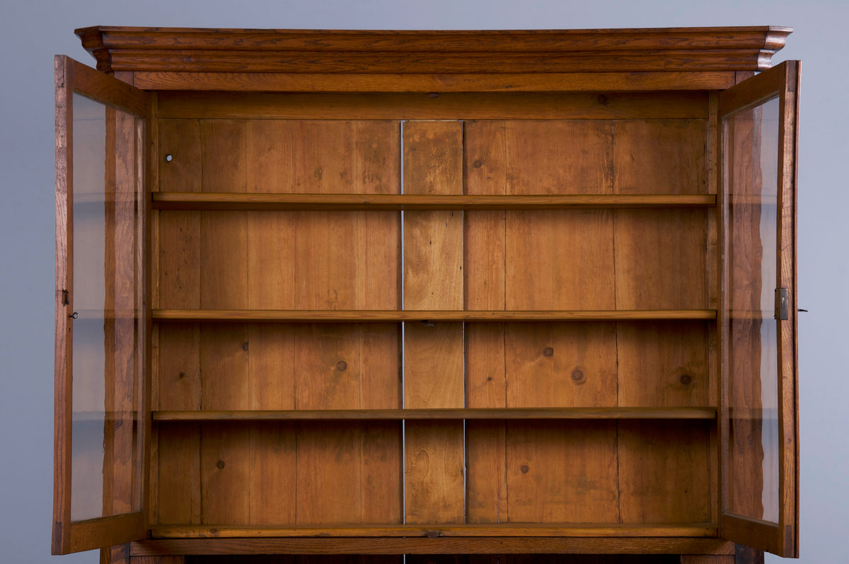 ON HOLD Antique Country French Louis Philippe Style Provincial Oak Library Desk