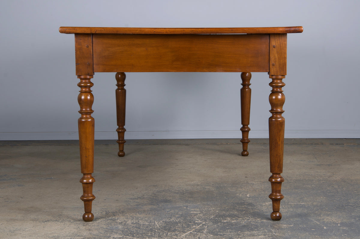 Country French Louis Philippe Style Provincial Maple Dining Table