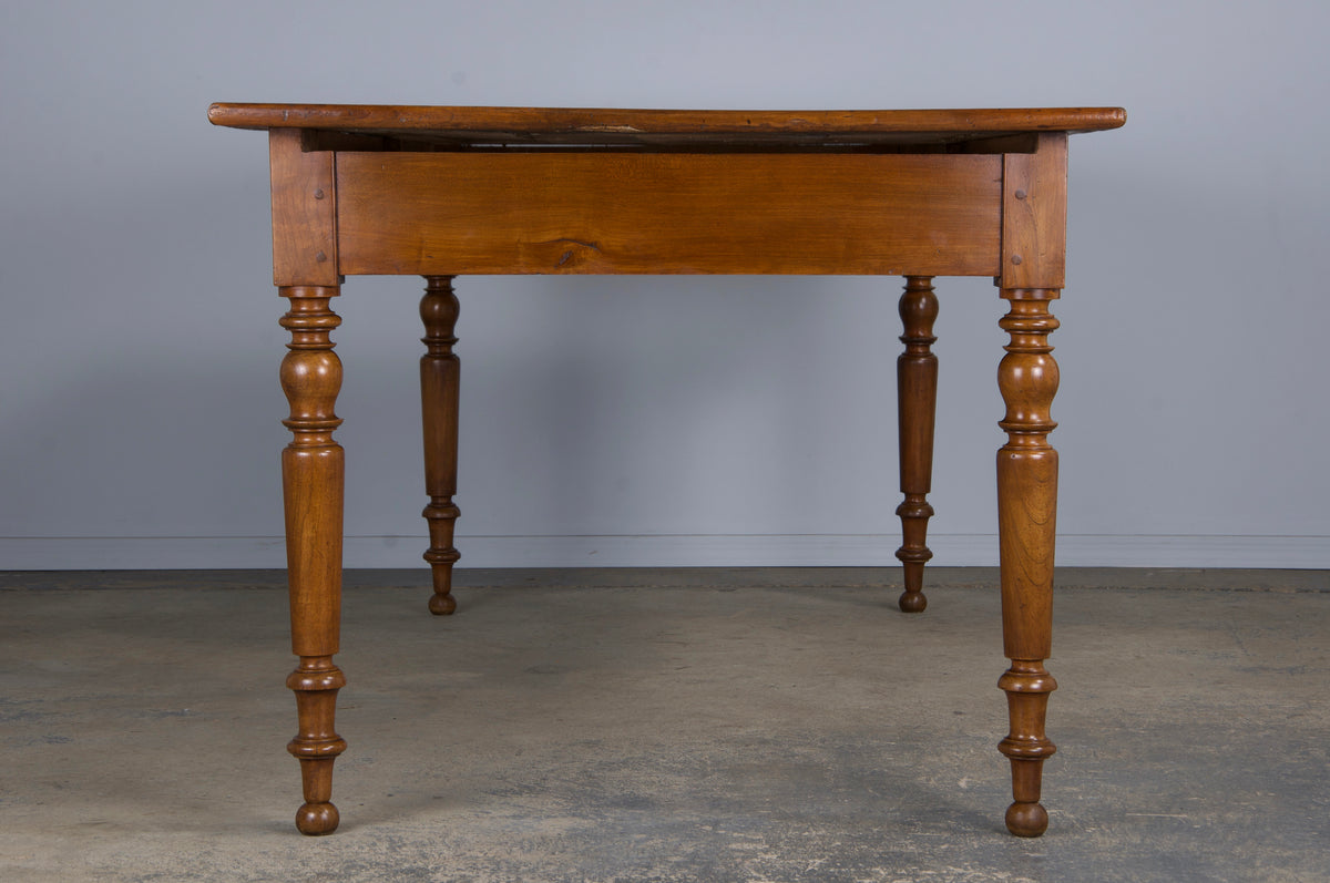 Country French Louis Philippe Style Provincial Maple Dining Table