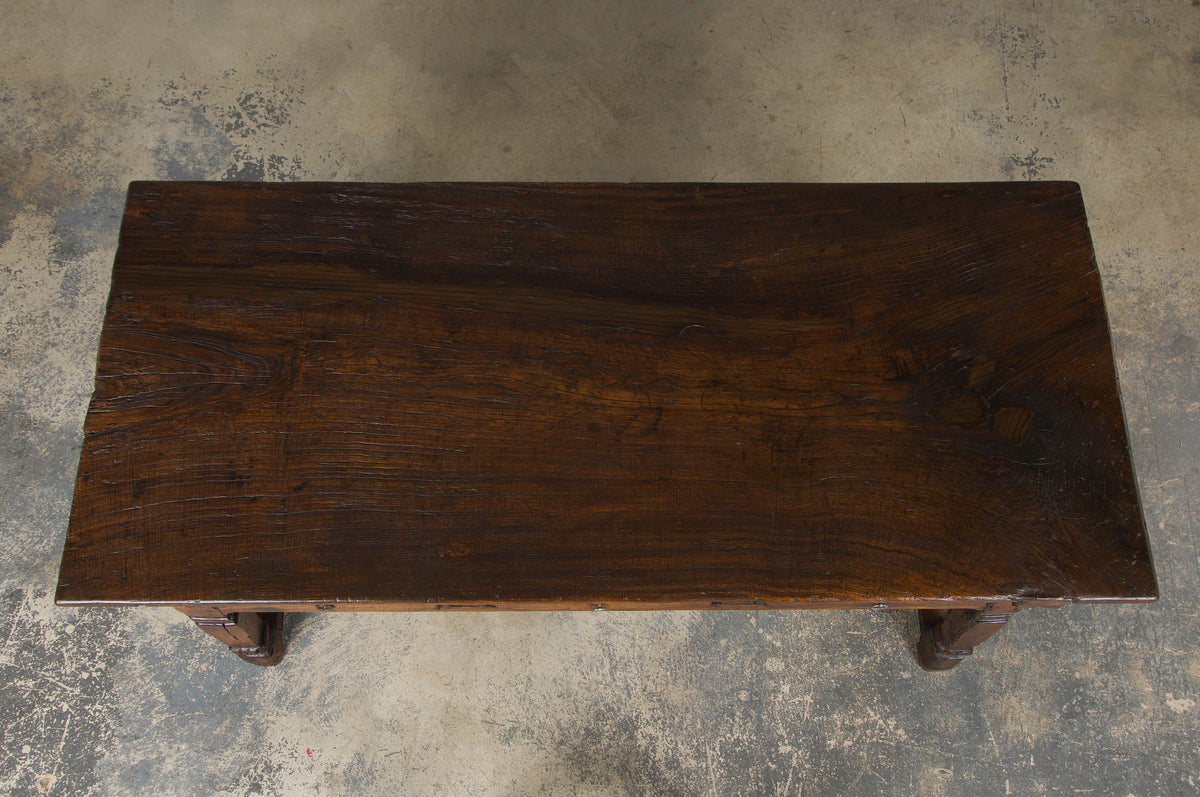 Early 19th Century Country French Provincial Oak Kitchen Island