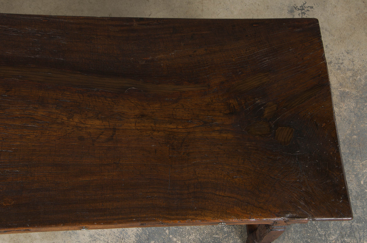 Early 19th Century Country French Provincial Oak Kitchen Island