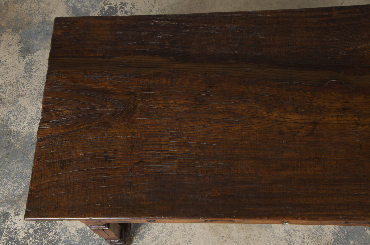 Early 19th Century Country French Provincial Oak Kitchen Island