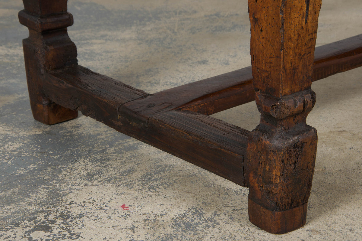 Early 19th Century Country French Provincial Oak Kitchen Island