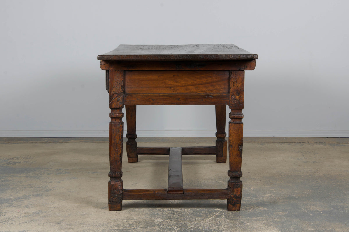 Early 19th Century Country French Provincial Oak Kitchen Island