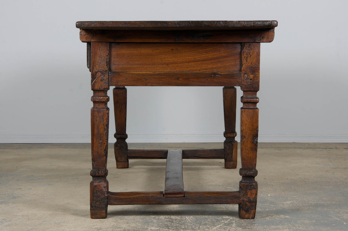 Early 19th Century Country French Provincial Oak Kitchen Island