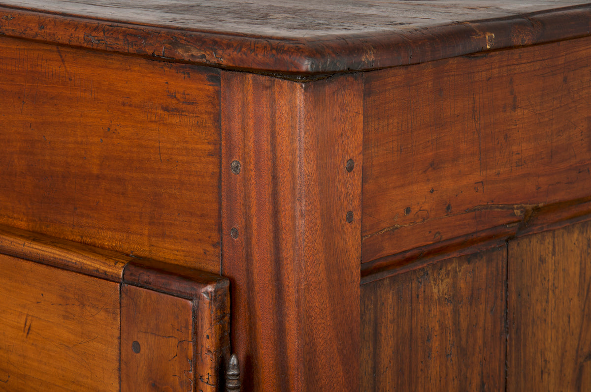 Early 19th Century French Louis XV Provincial Walnut Sideboard or Buffet
