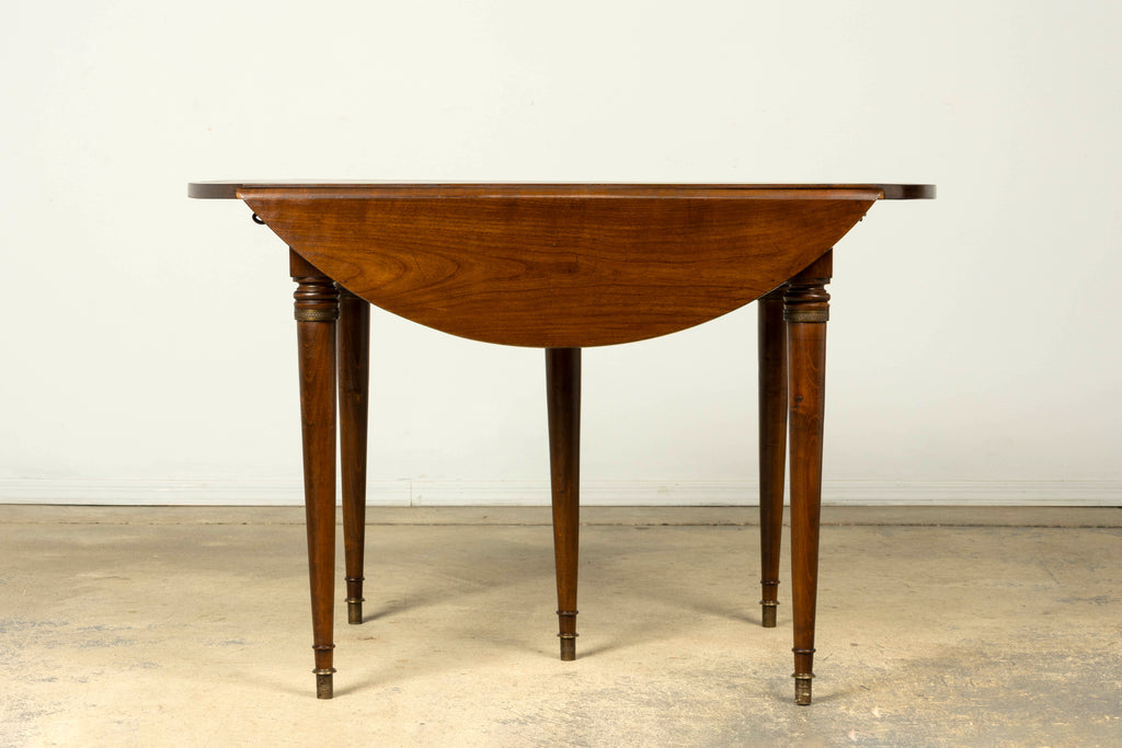 Early 19th Century French Directoire Walnut Extending Dining Table
