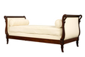 Early 19th Century French Empire Swan Neck Mahogany Daybed, Paris