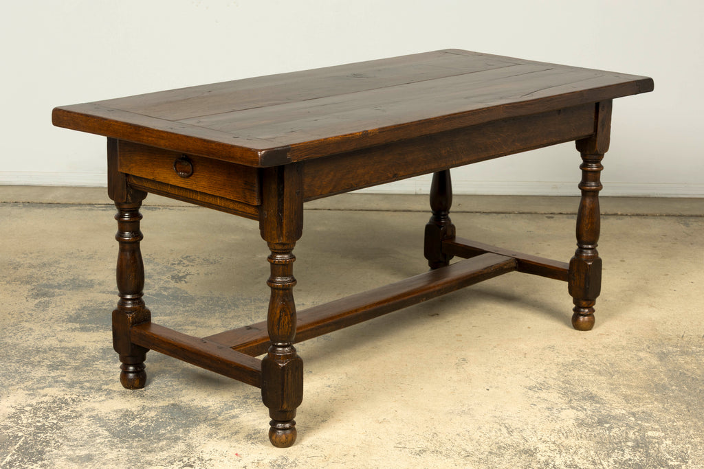Early 19th Century French Louis XIII Style Oak Farmhouse Dining Table