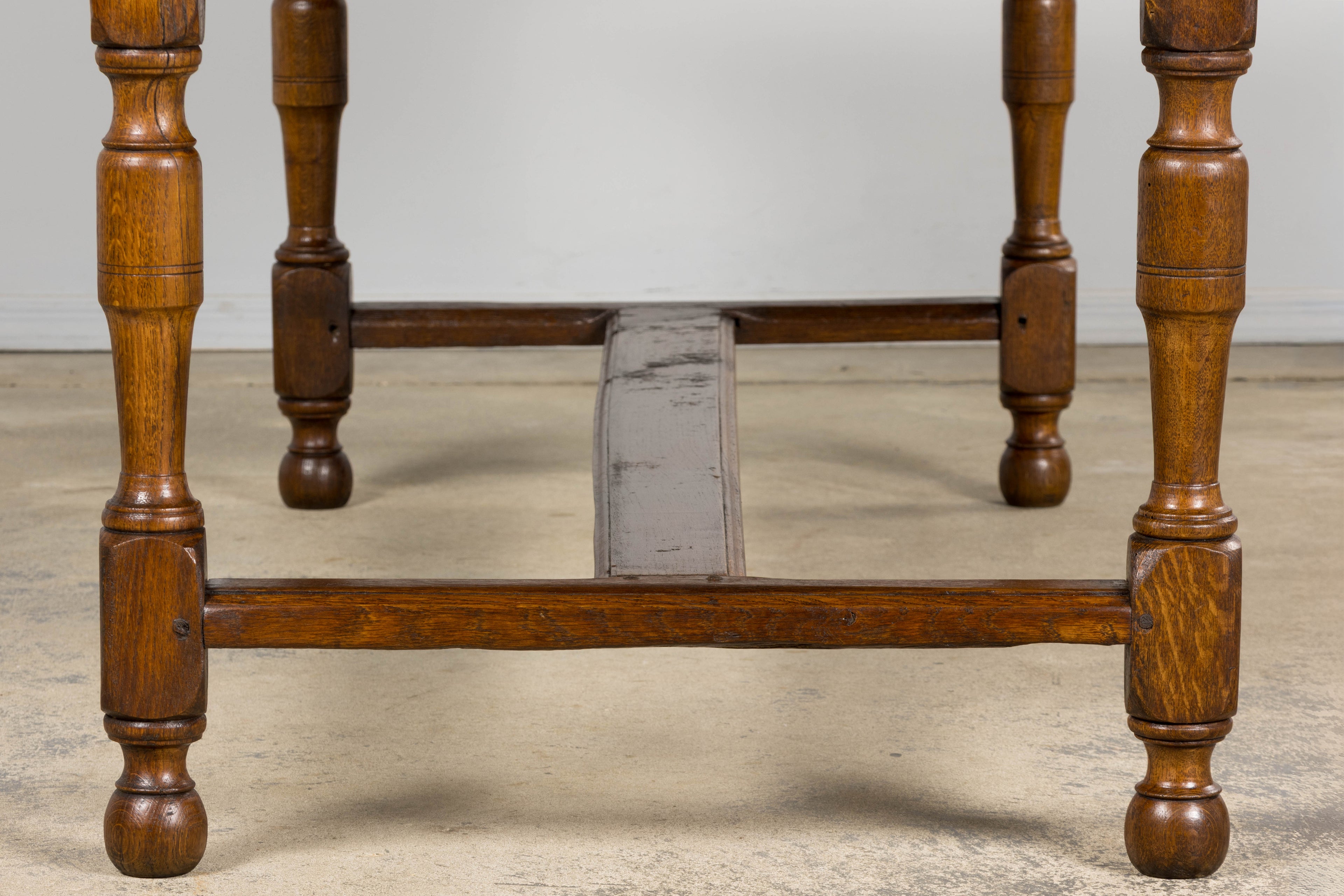 Early 19th Century French Provincial Oak Farm Table