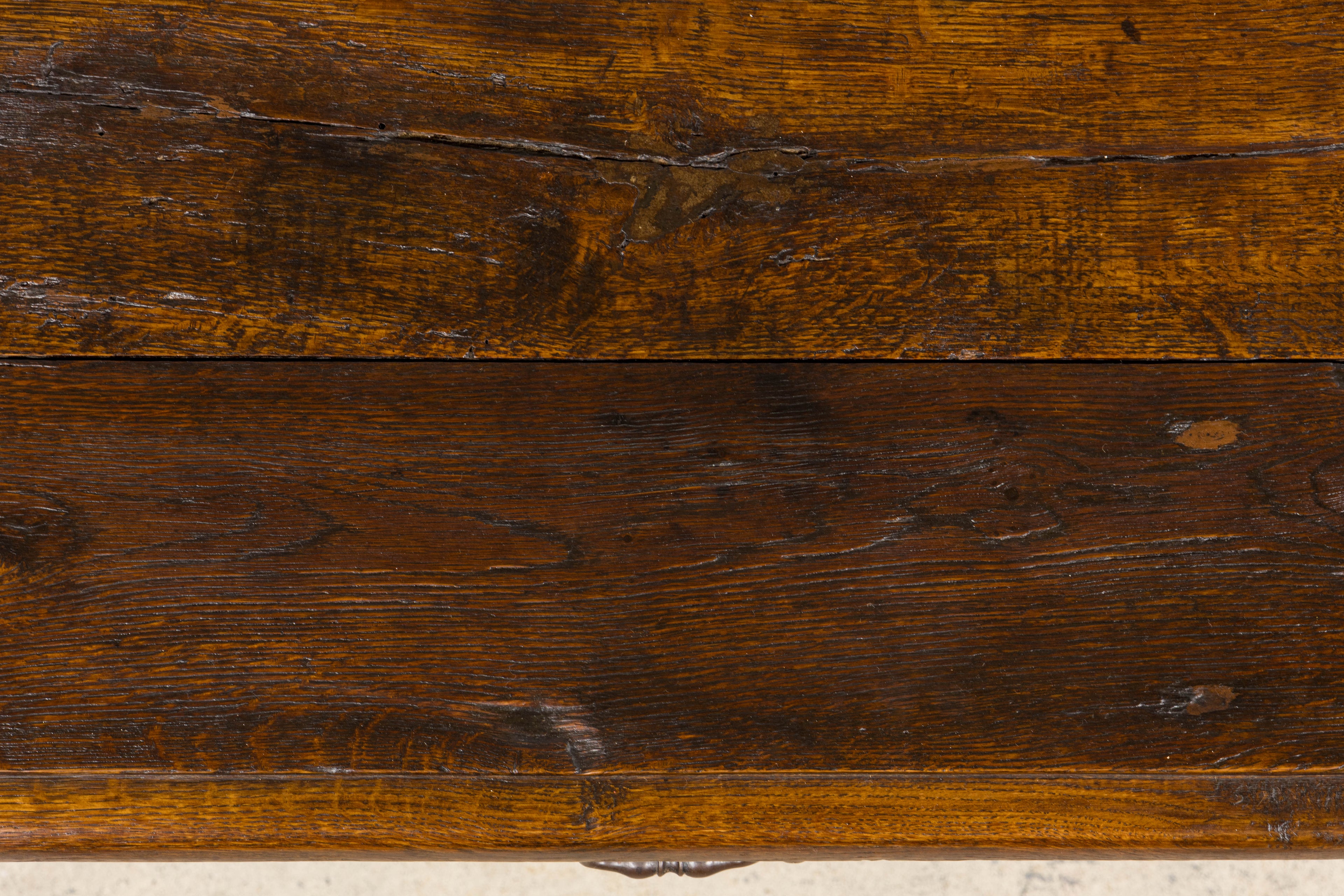 Early 19th Century French Provincial Oak Farmhouse Table