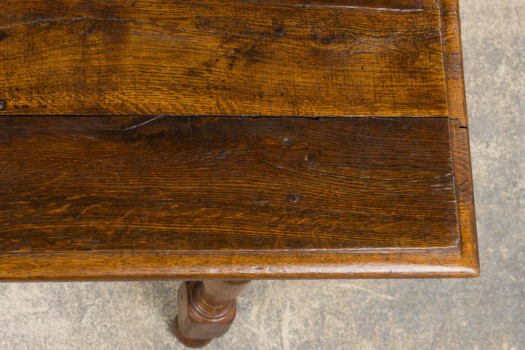 Early 19th Century French Provincial Oak Farm Table