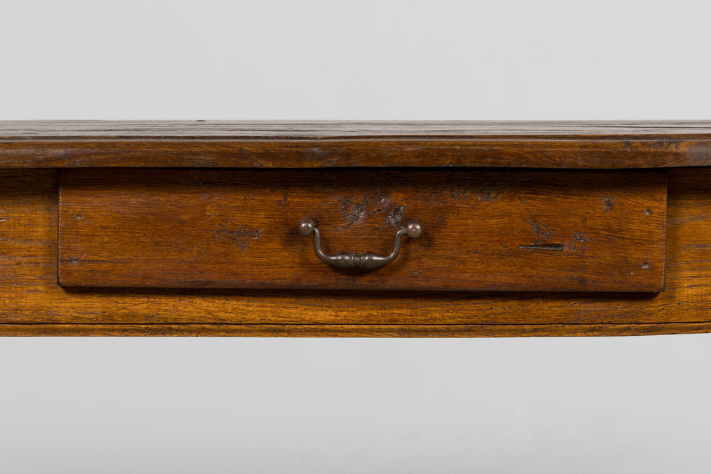 Early 19th Century French Provincial Oak Farm Table