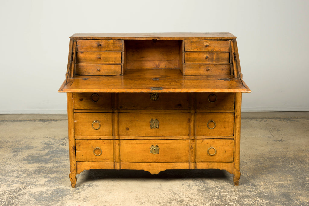 Early 19th Century French Provincial Pine Secretary