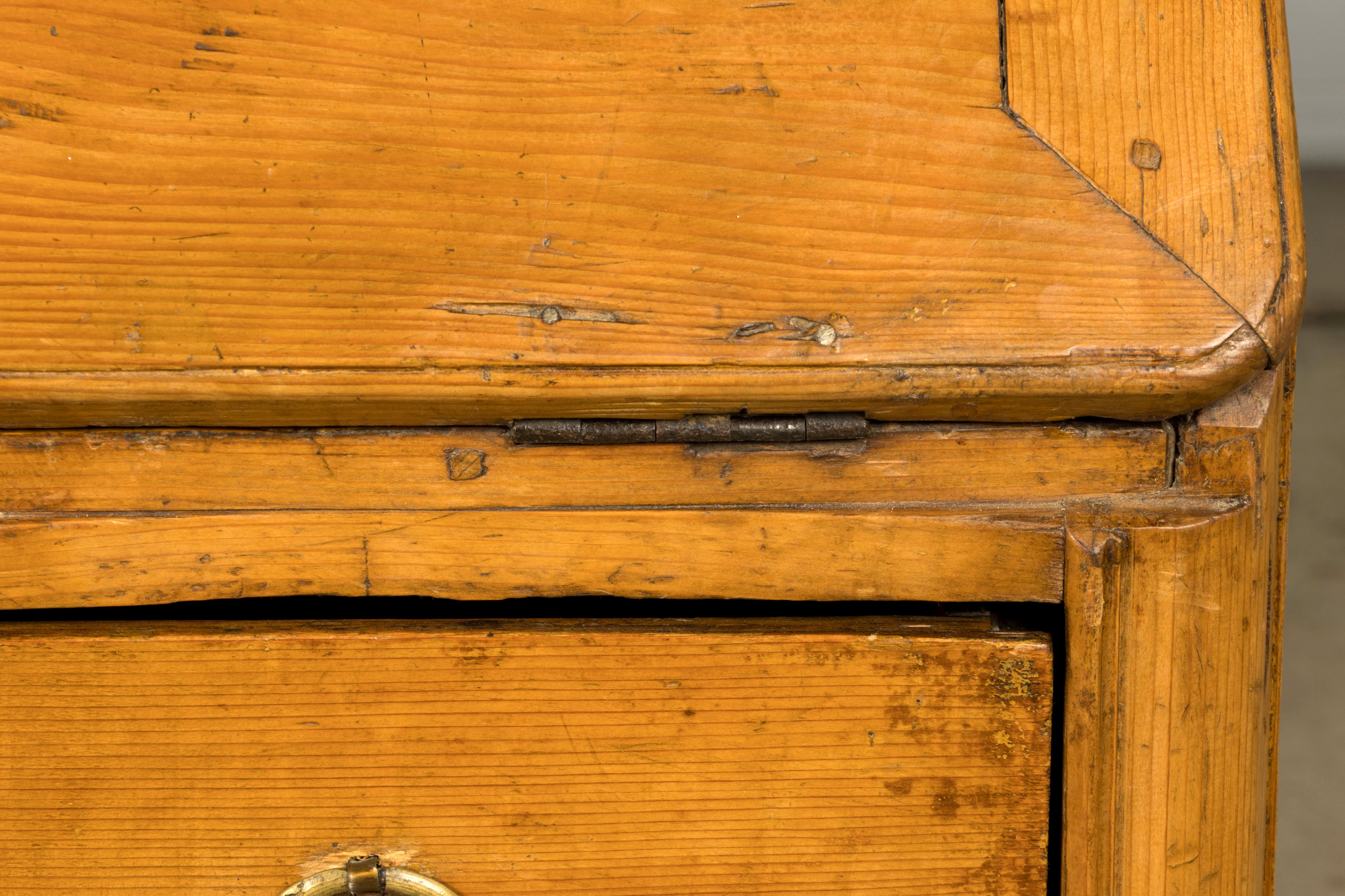 Early 19th Century French Provincial Pine Secretary