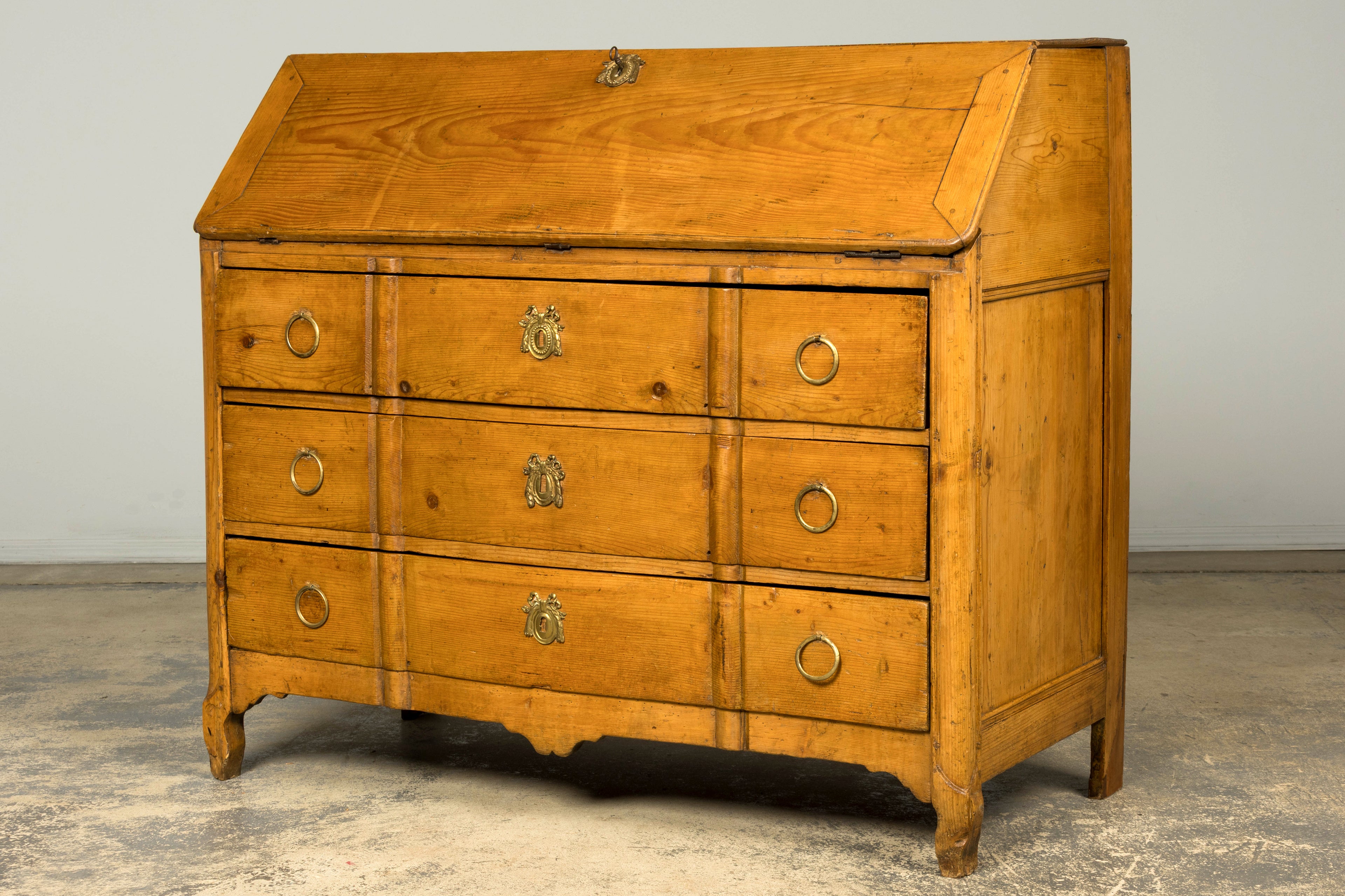 Early 19th Century French Provincial Pine Secretary