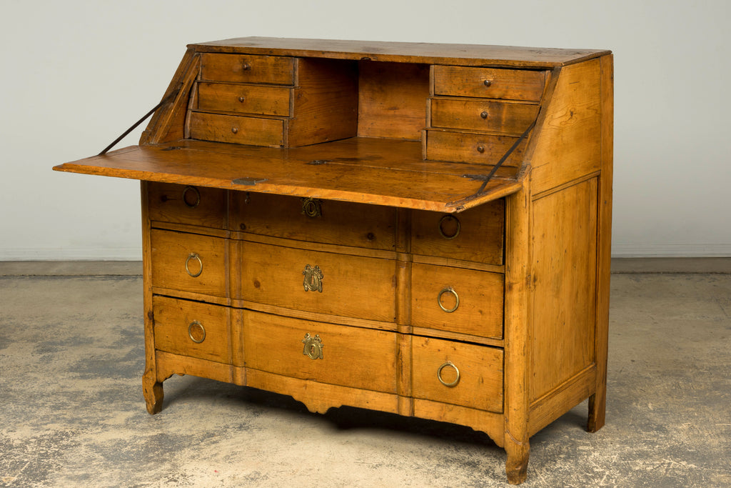 Early 19th Century French Provincial Pine Secretary