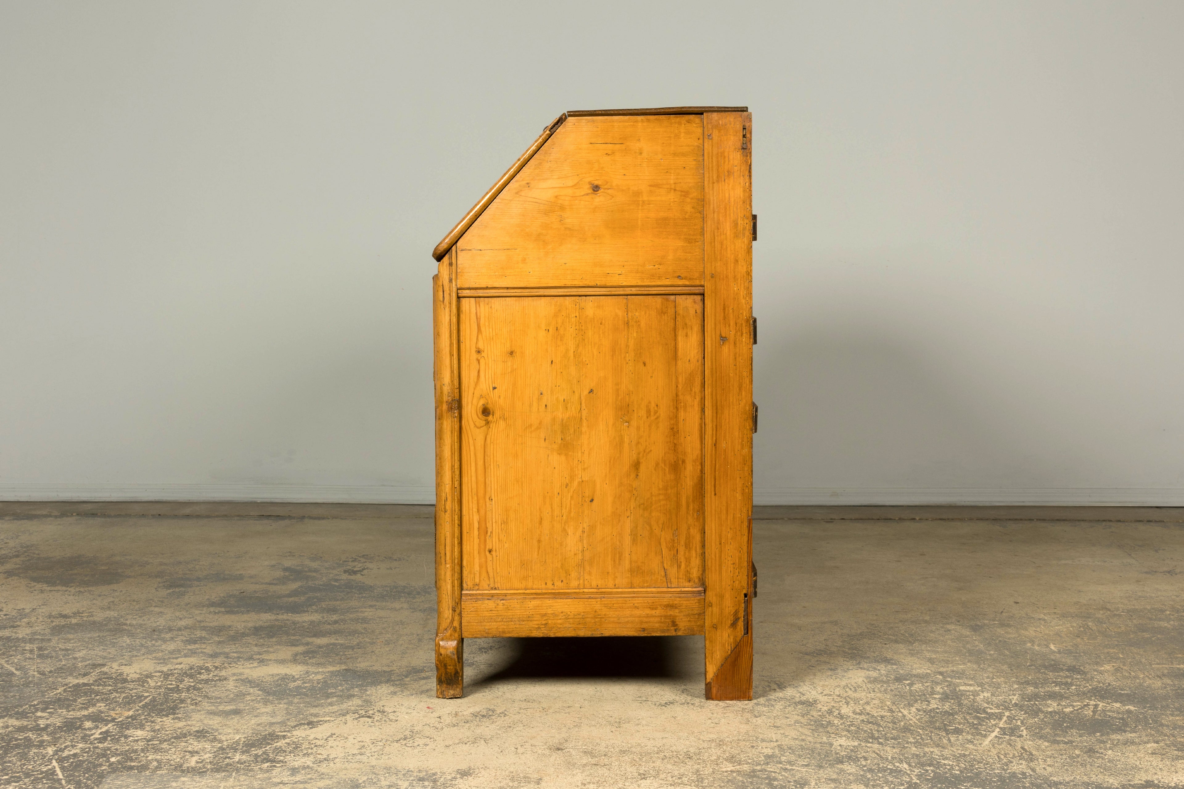 Early 19th Century French Provincial Pine Secretary
