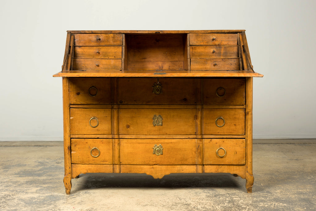Early 19th Century French Provincial Pine Secretary