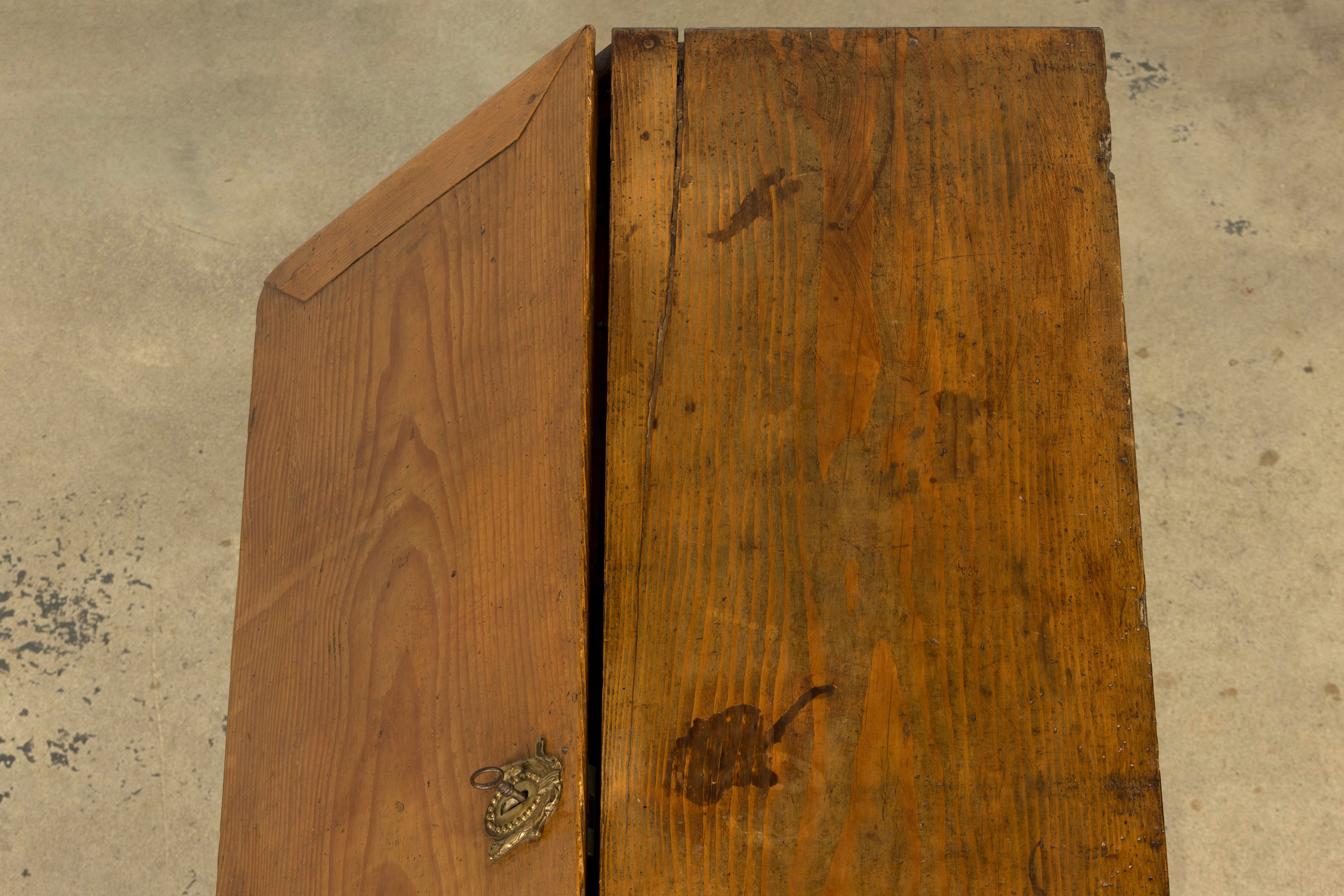 Early 19th Century French Provincial Pine Secretary