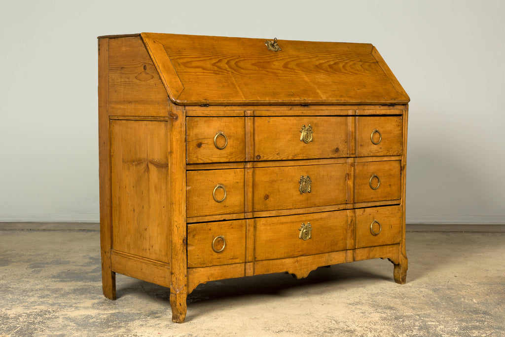 Early 19th Century French Provincial Pine Secretary