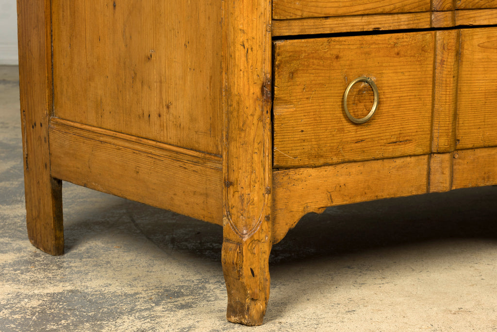 Early 19th Century French Provincial Pine Secretary