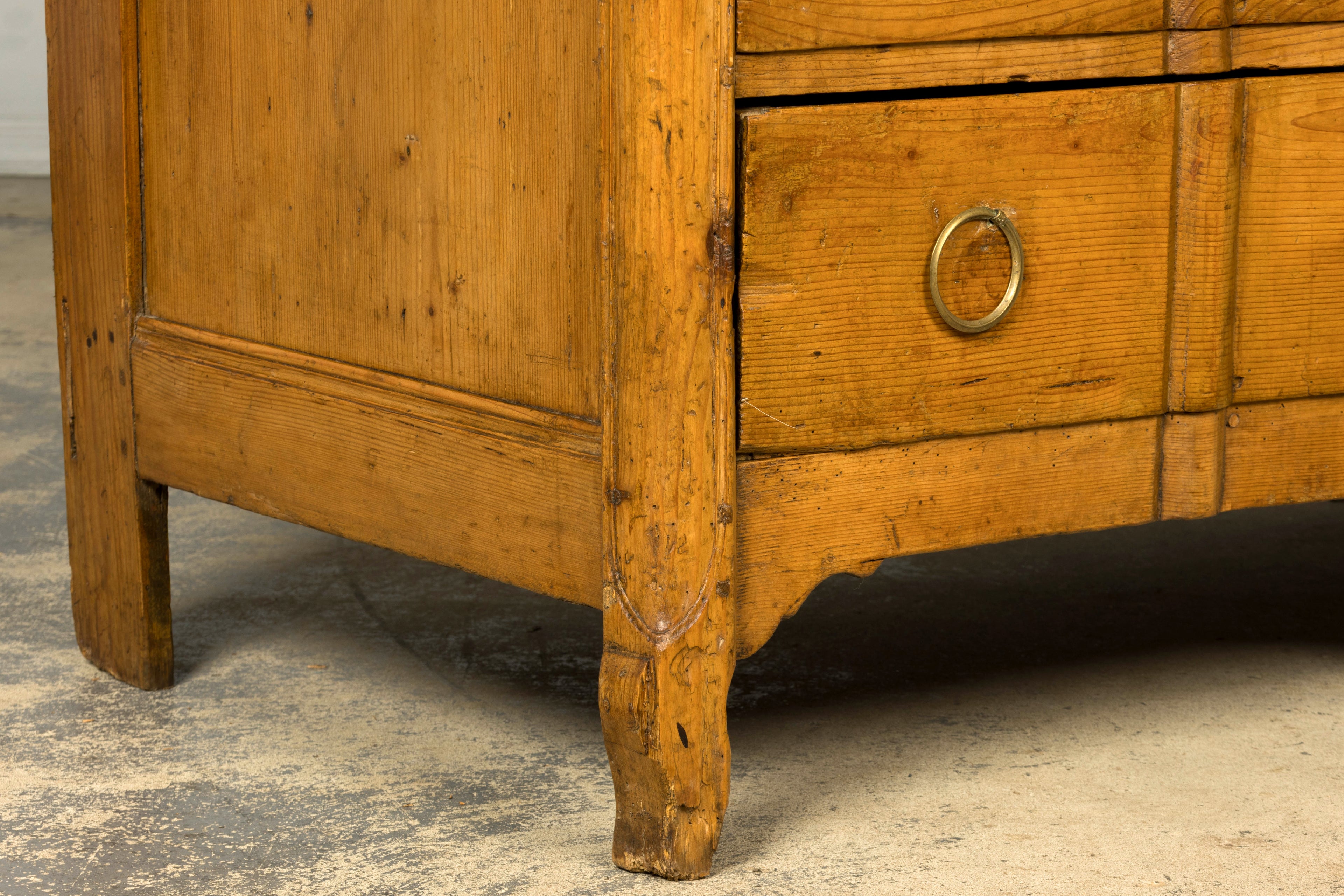 Early 19th Century French Provincial Pine Secretary