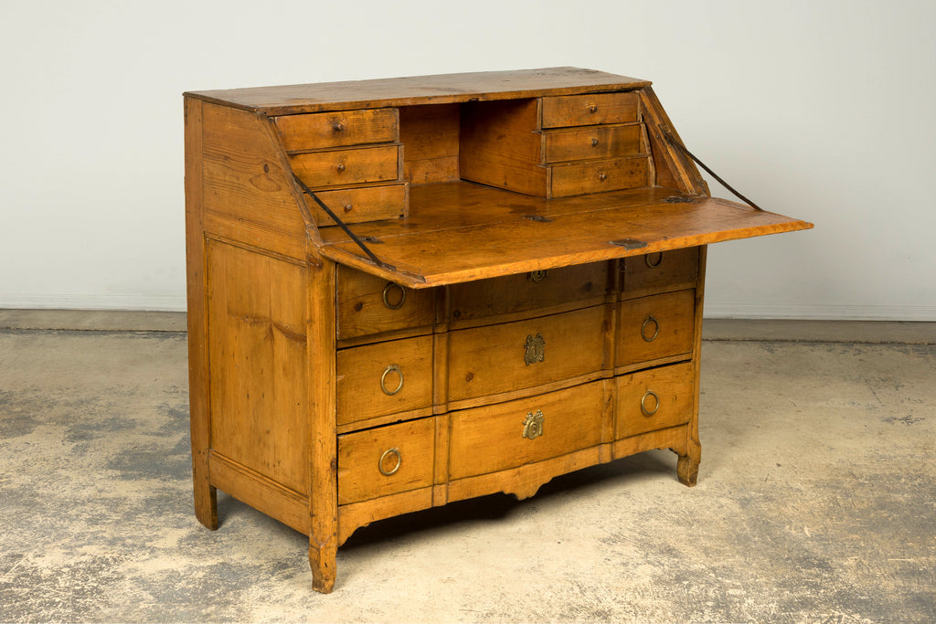 Early 19th Century French Provincial Pine Secretary