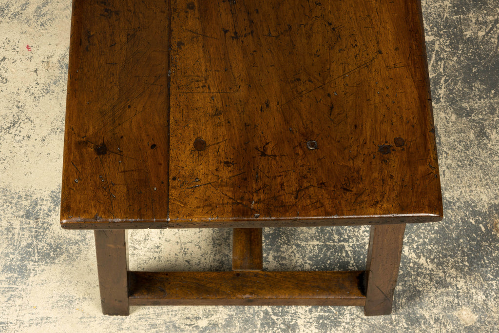 Early 19th Century French Provincial Walnut Farmhouse Refectory Table