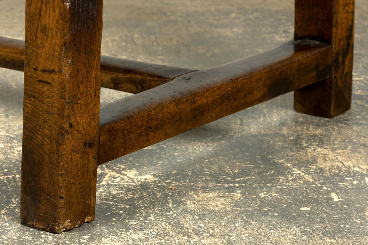 Early 19th Century French Provincial Walnut Farmhouse Refectory Table