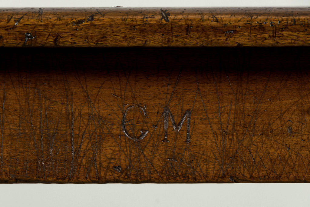 Early 19th Century French Provincial Walnut Farmhouse Refectory Table