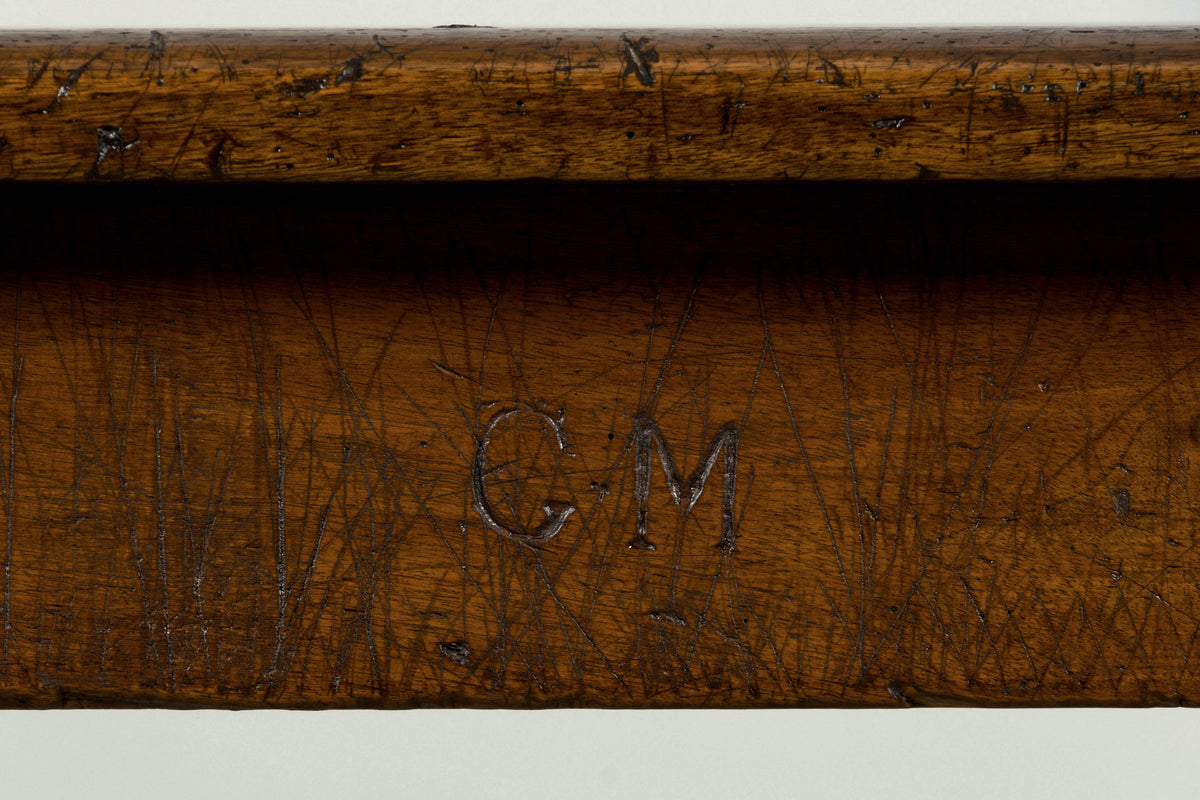 Early 19th Century French Provincial Walnut Farmhouse Refectory Table