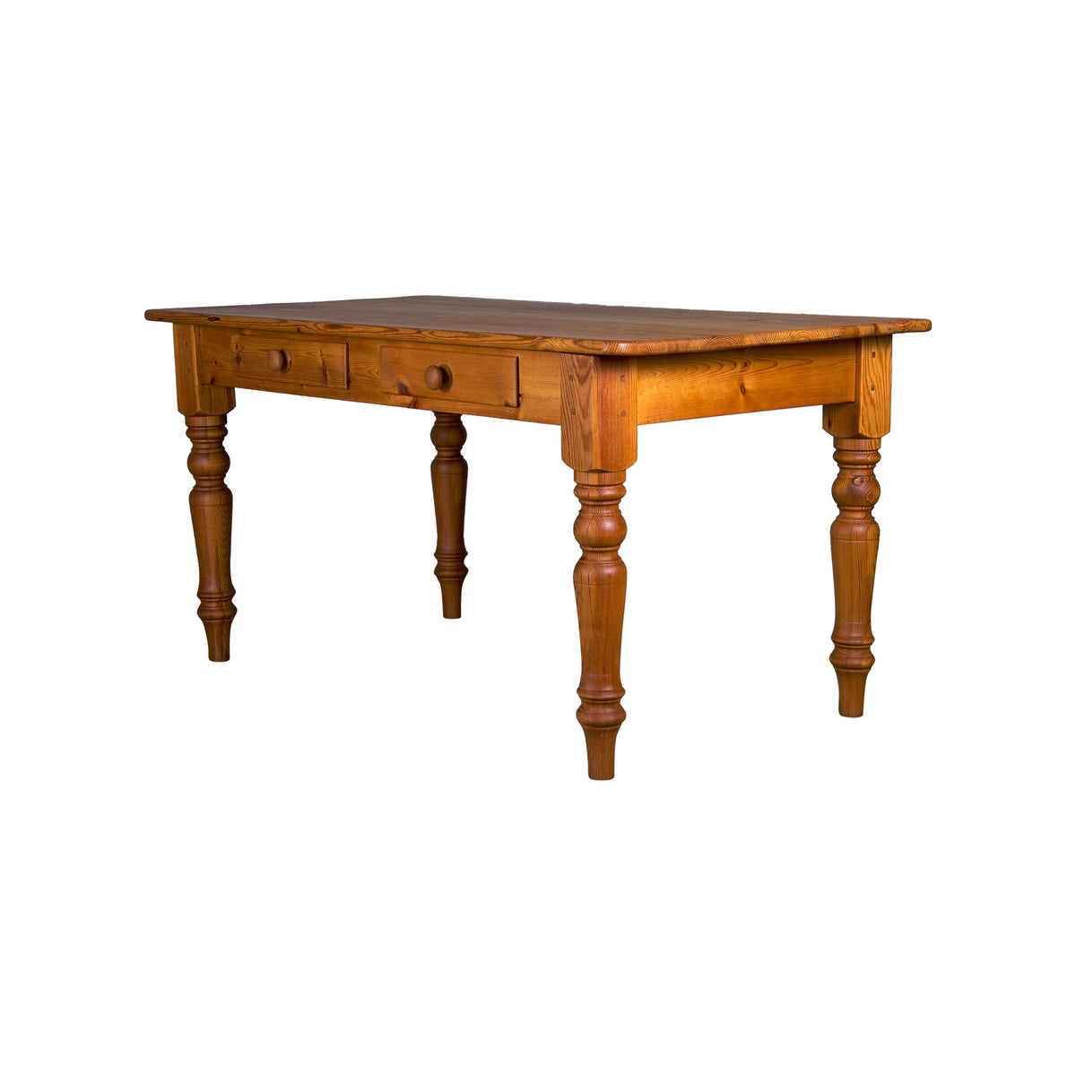 English Country Style Pine Dining Table