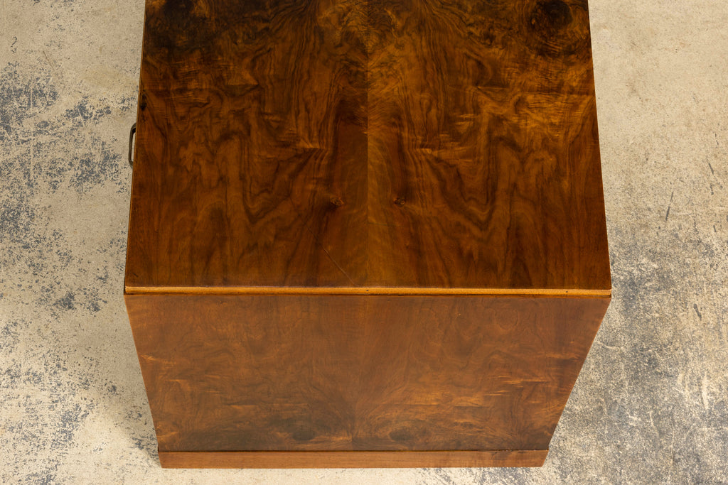 French Art Deco Walnut Writing Desk, Paris, Circa 1930