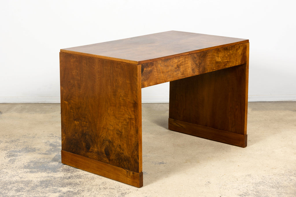 French Art Deco Walnut Writing Desk, Paris, Circa 1930