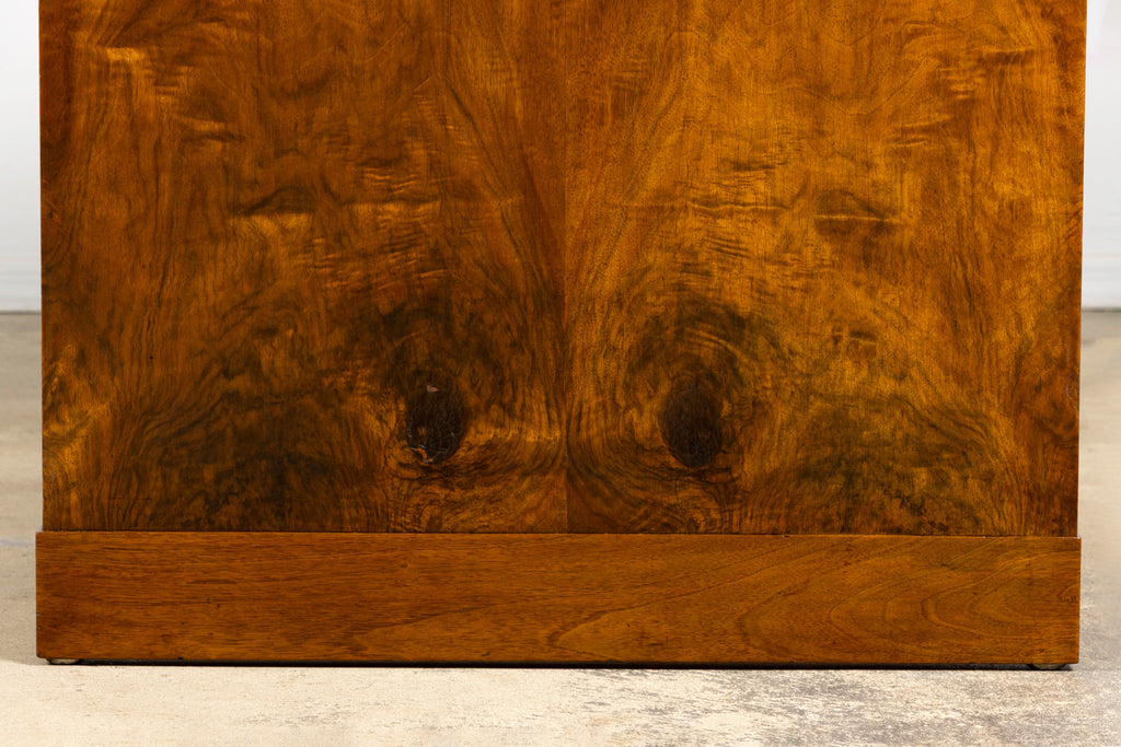French Art Deco Walnut Writing Desk, Paris, Circa 1930