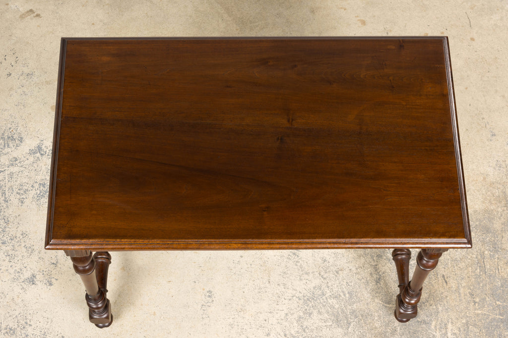 French Louis XIII Style Walnut Writing Table, Provence, Early 20th Century