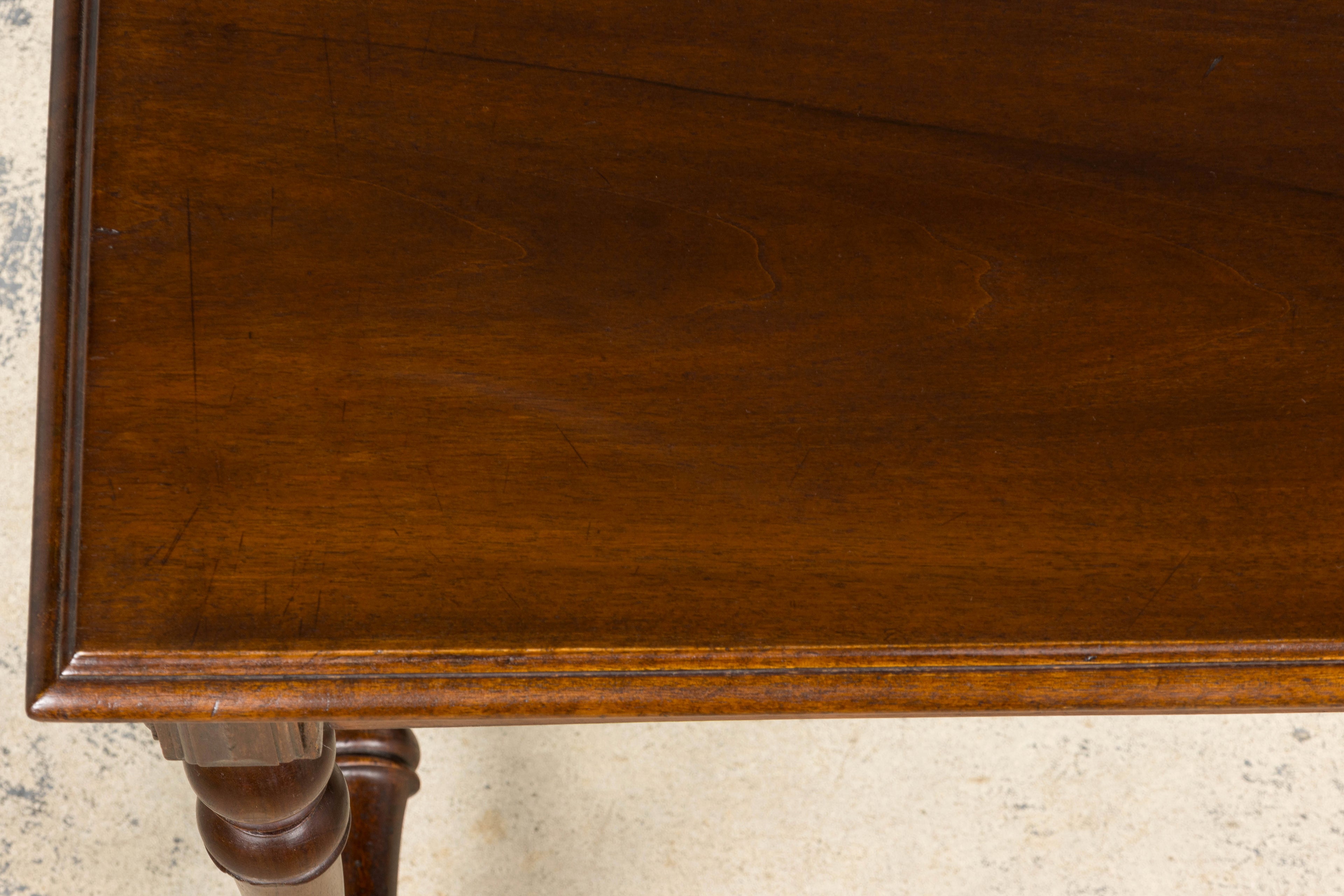 French Louis XIII Style Walnut Writing Table, Provence, Early 20th Century