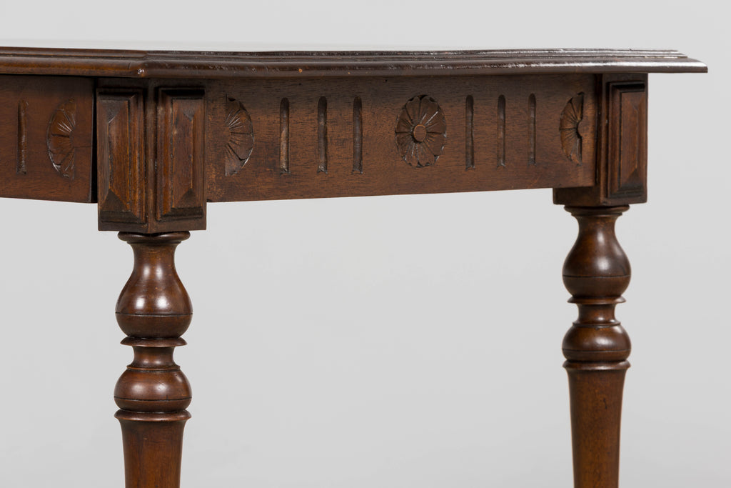 French Louis XIII Style Walnut Writing Table, Provence, Early 20th Century