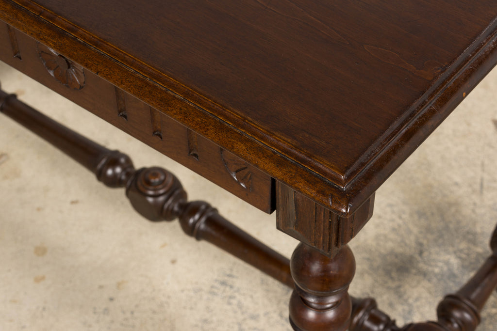 French Louis XIII Style Walnut Writing Table, Provence, Early 20th Century