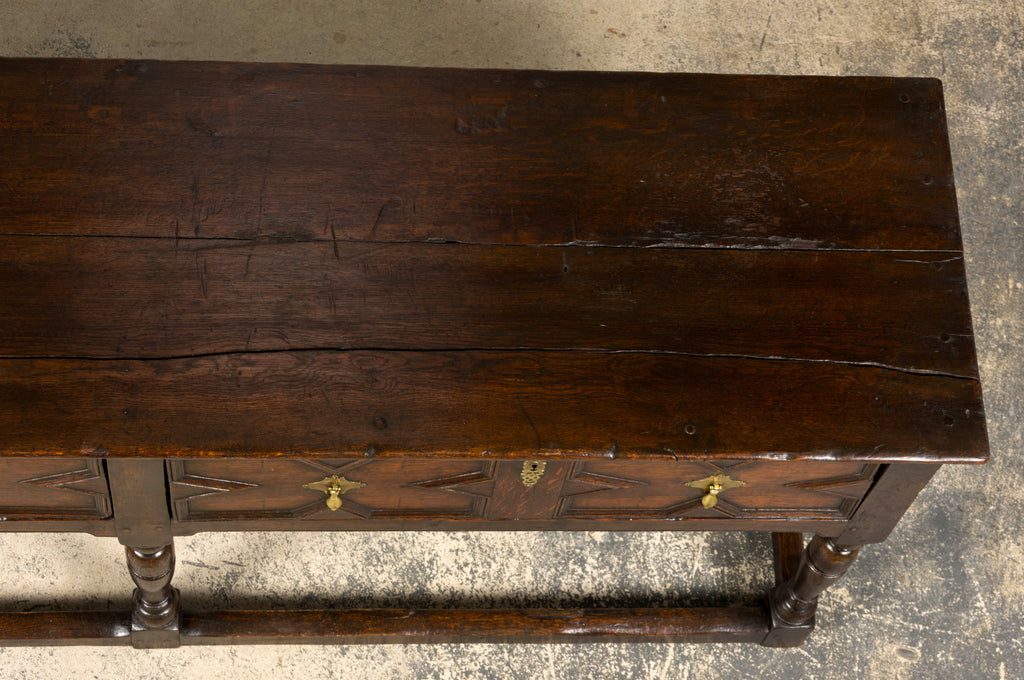 Late 18th Century English Oak Dresser Base or Server