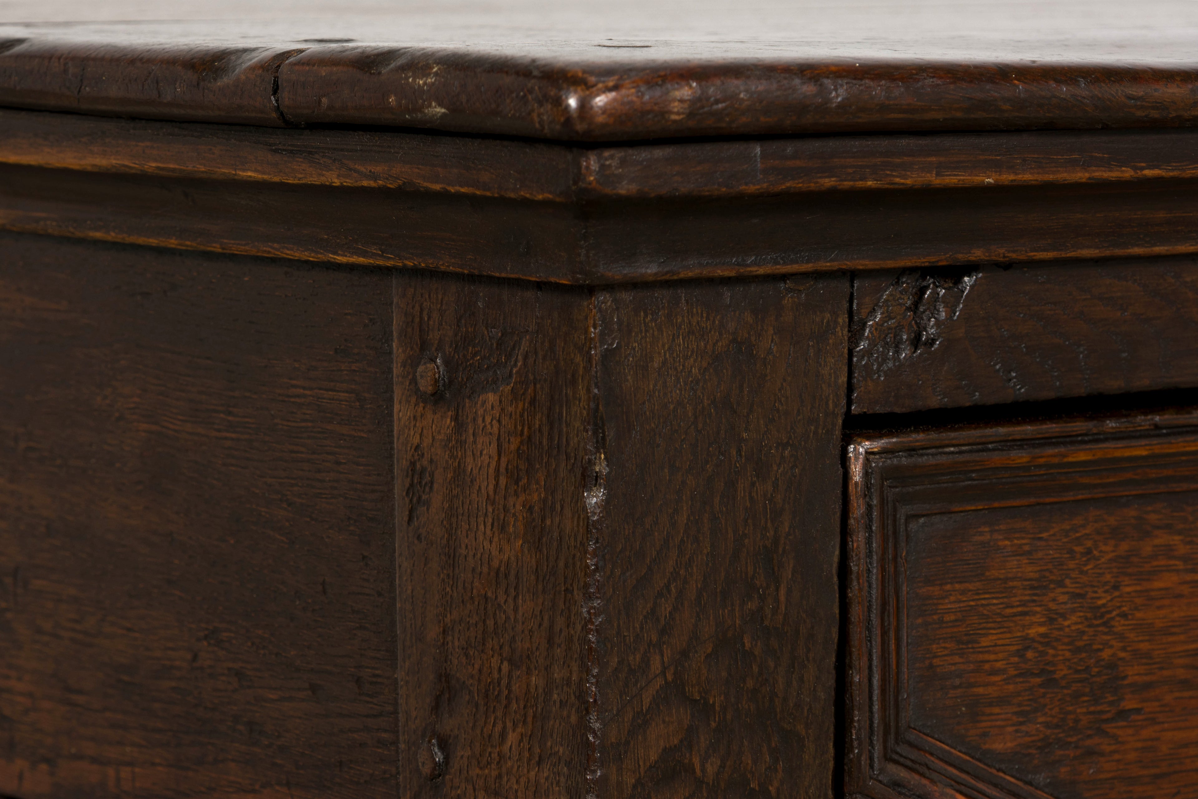 Late 18th Century English Oak Dresser Base or Server