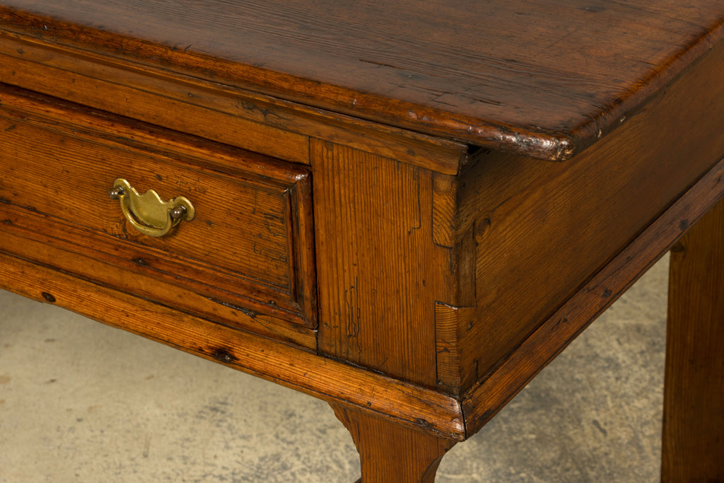 Late 18th Century English Pine Dresser Base or Server with Three Drawers