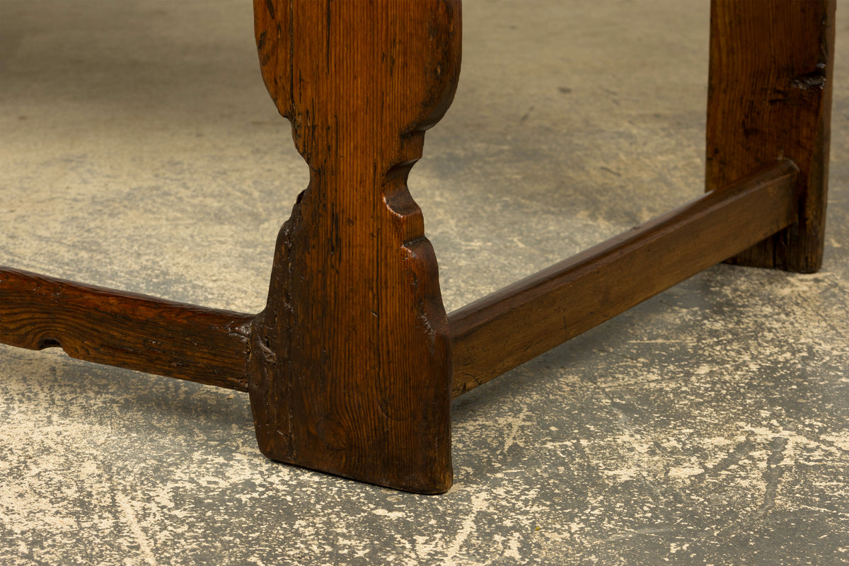 Late 18th Century English Pine Dresser Base or Server with Three Drawers