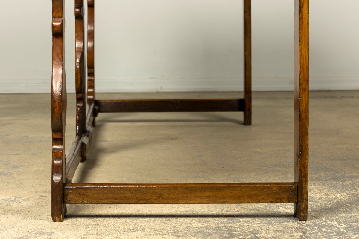 Late 18th Century English Pine Dresser Base or Server with Three Drawers